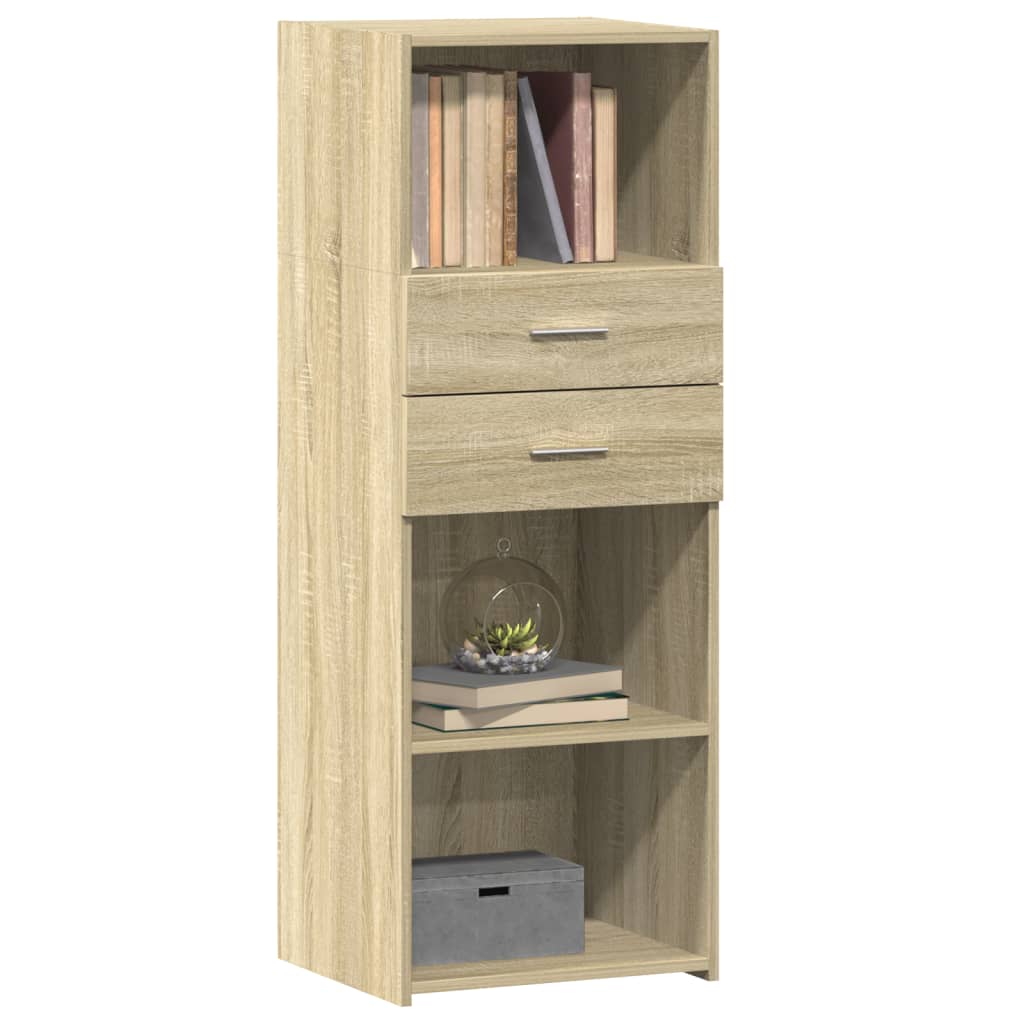 Highboard Sonoma-Eiche 45x42,5x124 cm Holzwerkstoff