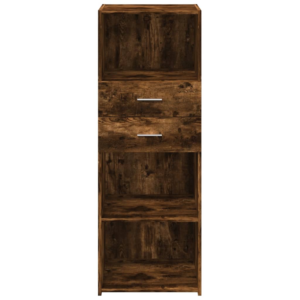 Highboard Räuchereiche 45x42,5x124 cm Holzwerkstoff