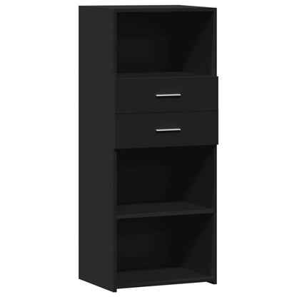 Highboard Schwarz 50x42,5x124 cm Holzwerkstoff