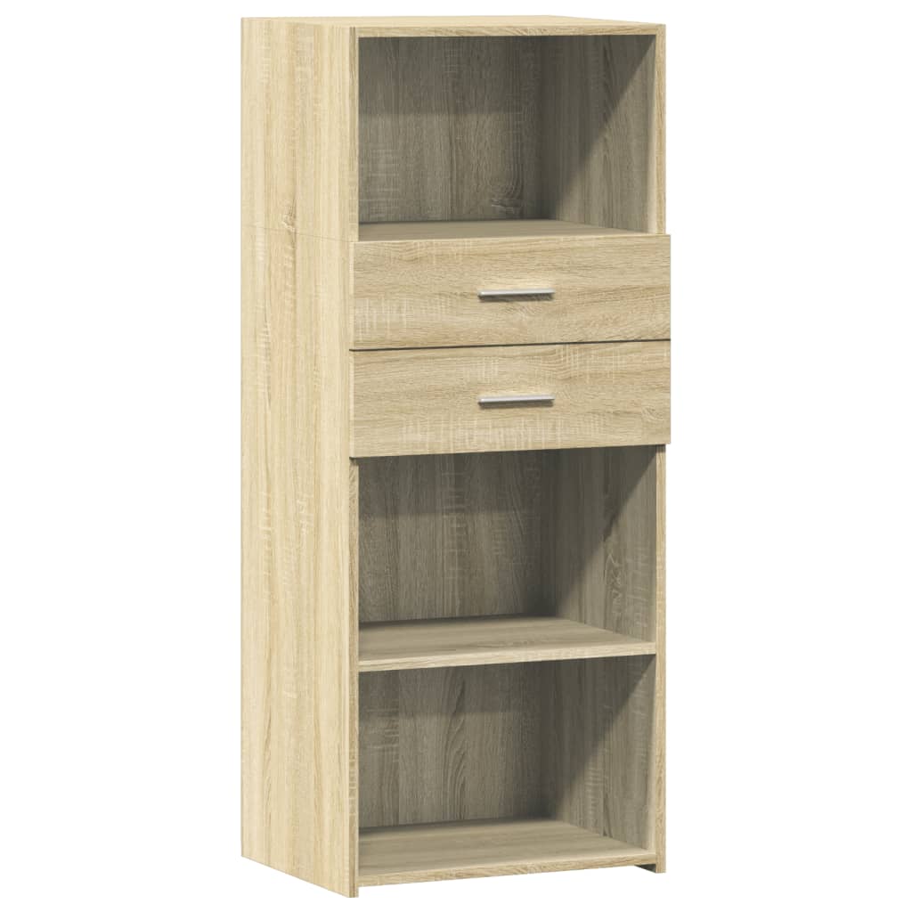 Highboard Sonoma-Eiche 50x42,5x124 cm Holzwerkstoff