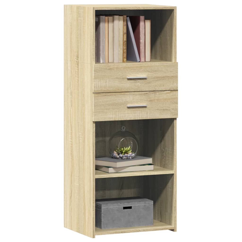 Highboard Sonoma-Eiche 50x42,5x124 cm Holzwerkstoff