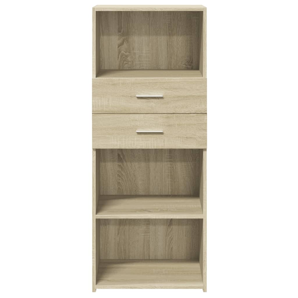 Highboard Sonoma-Eiche 50x42,5x124 cm Holzwerkstoff