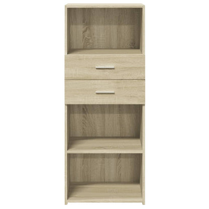 Highboard Sonoma-Eiche 50x42,5x124 cm Holzwerkstoff