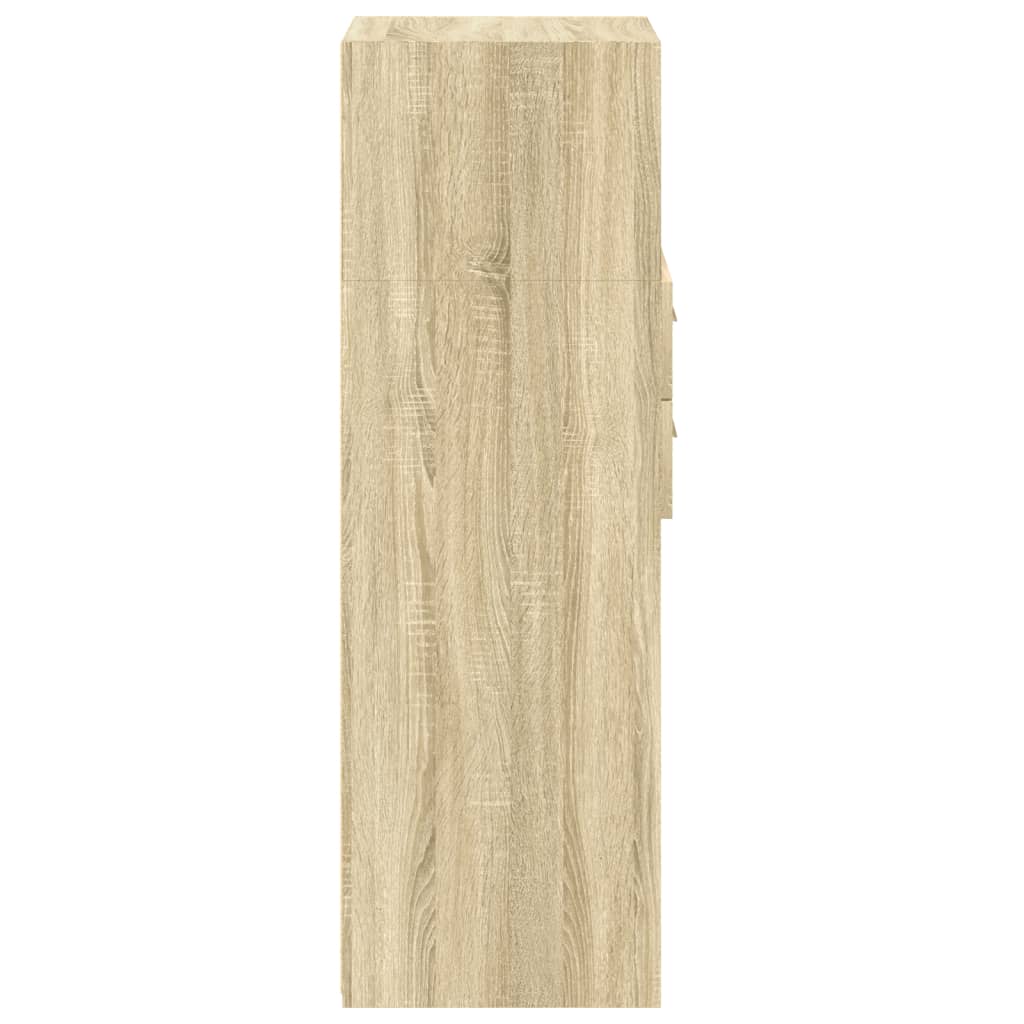 Highboard Sonoma-Eiche 50x42,5x124 cm Holzwerkstoff