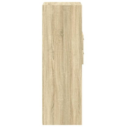 Highboard Sonoma-Eiche 50x42,5x124 cm Holzwerkstoff