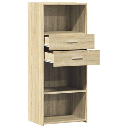 Highboard Sonoma-Eiche 50x42,5x124 cm Holzwerkstoff