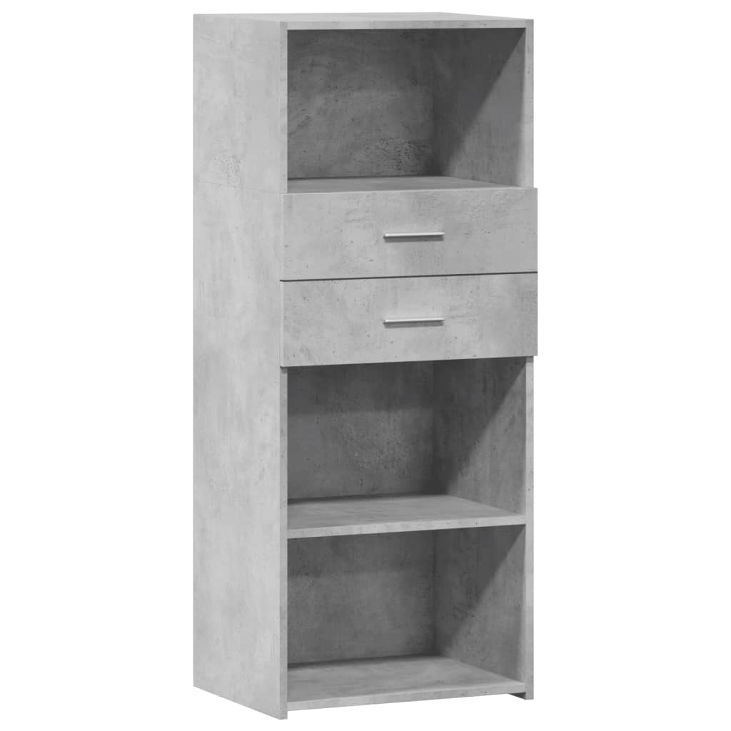 Highboard Betongrau 50x42,5x124 cm Holzwerkstoff