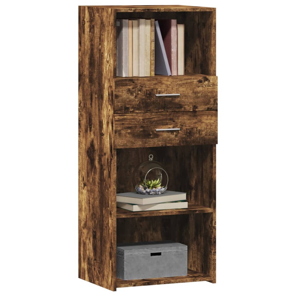 Highboard Räuchereiche 50x42,5x124 cm Holzwerkstoff