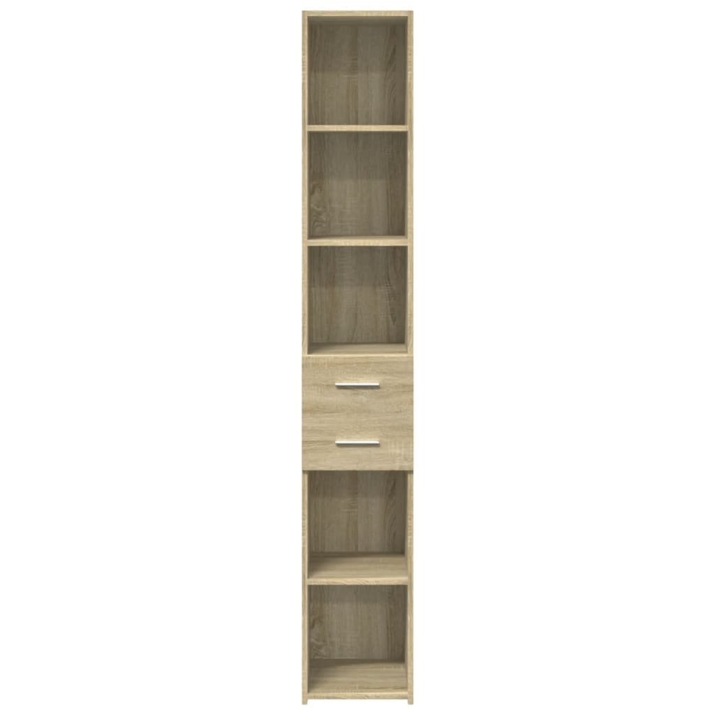 Highboard Sonoma-Eiche 30x42,5x185 cm Holzwerkstoff