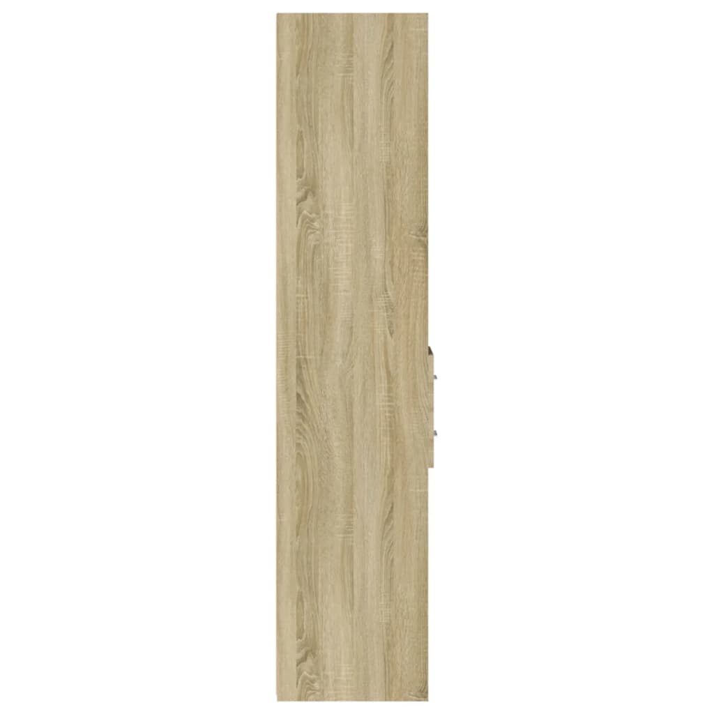 Highboard Sonoma-Eiche 30x42,5x185 cm Holzwerkstoff