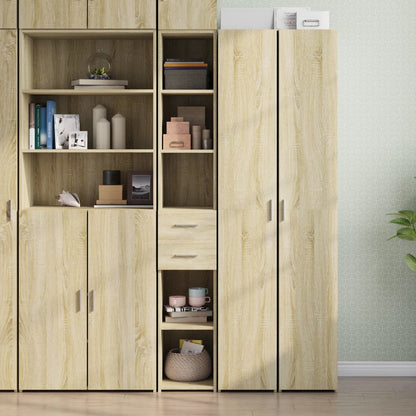 Highboard Sonoma-Eiche 30x42,5x185 cm Holzwerkstoff