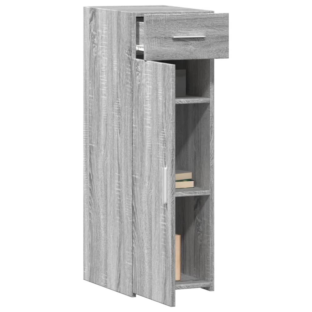 Sideboard Grau Sonoma 30x42,5x93 cm Holzwerkstoff