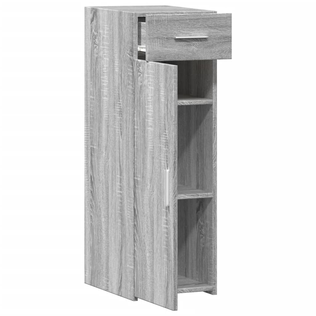 Sideboard Grau Sonoma 30x42,5x93 cm Holzwerkstoff