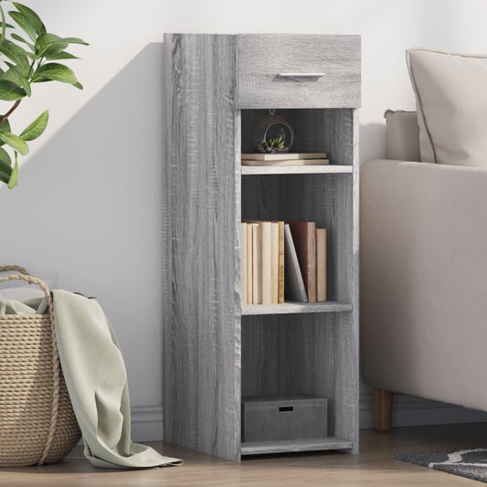 Sideboard Grau Sonoma 30x42,5x93 cm Holzwerkstoff