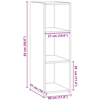 Sideboard Sonoma-Eiche 30x41x93 cm Holzwerkstoff