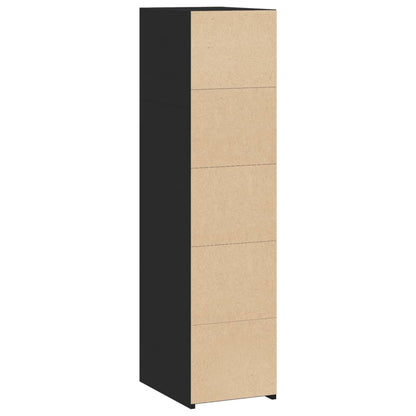 Highboard Schwarz 30x41x124 cm Holzwerkstoff