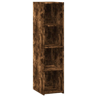 Highboard Räuchereiche 30x41x124 cm Holzwerkstoff