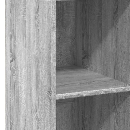 Highboard Grau Sonoma 30x41x124 cm Holzwerkstoff