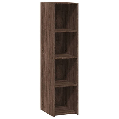 Highboard Braun Eichen-Optik 30x41x124 cm Holzwerkstoff