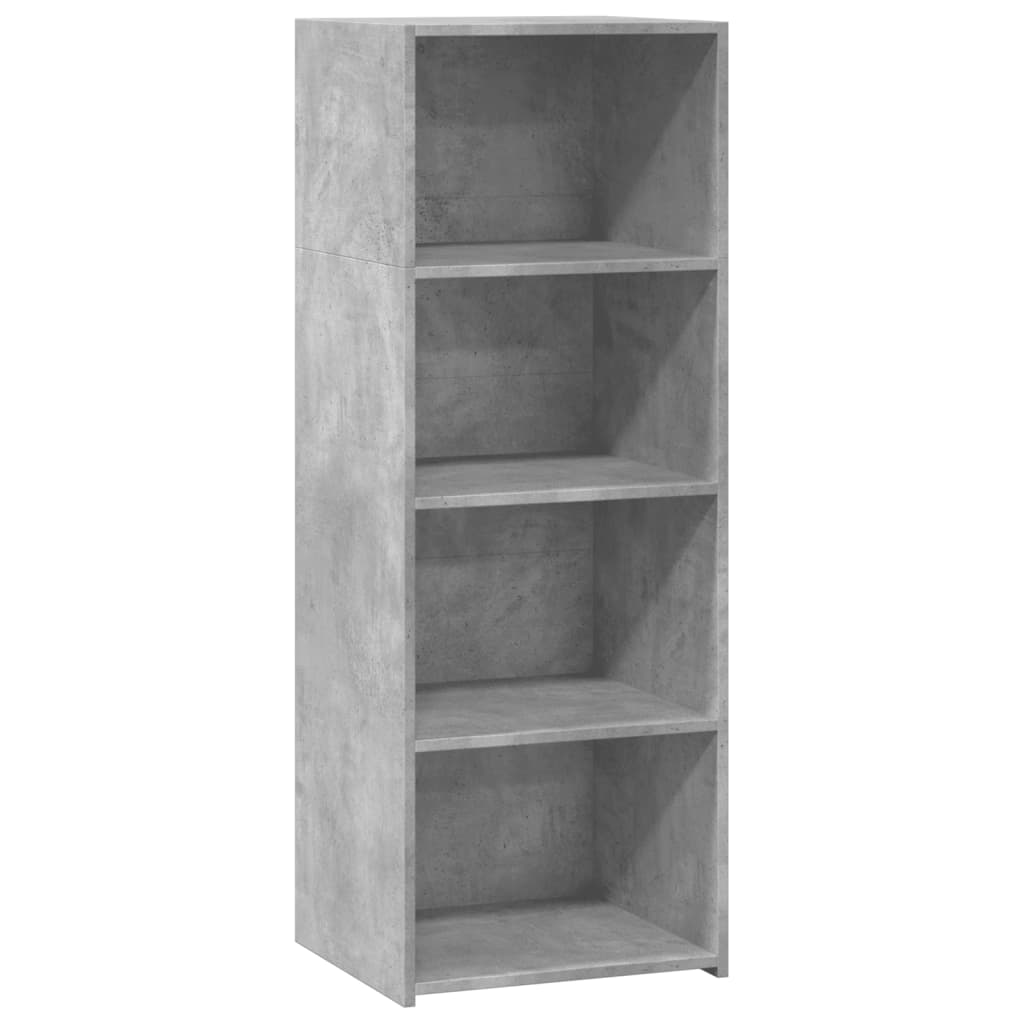 Highboard Betongrau 45x41x124 cm Holzwerkstoff