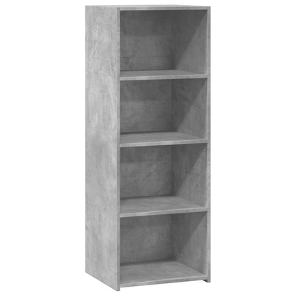 Highboard Betongrau 45x41x124 cm Holzwerkstoff