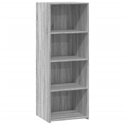 Highboard Grau Sonoma 45x41x124 cm Holzwerkstoff