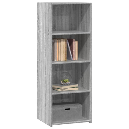 Highboard Grau Sonoma 45x41x124 cm Holzwerkstoff