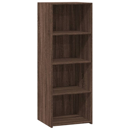 Highboard Braun Eichen-Optik 45x41x124 cm Holzwerkstoff