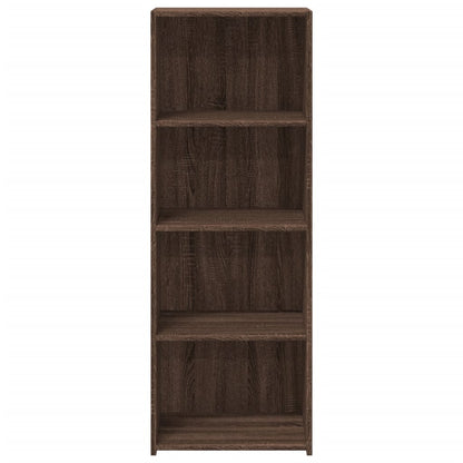 Highboard Braun Eichen-Optik 45x41x124 cm Holzwerkstoff