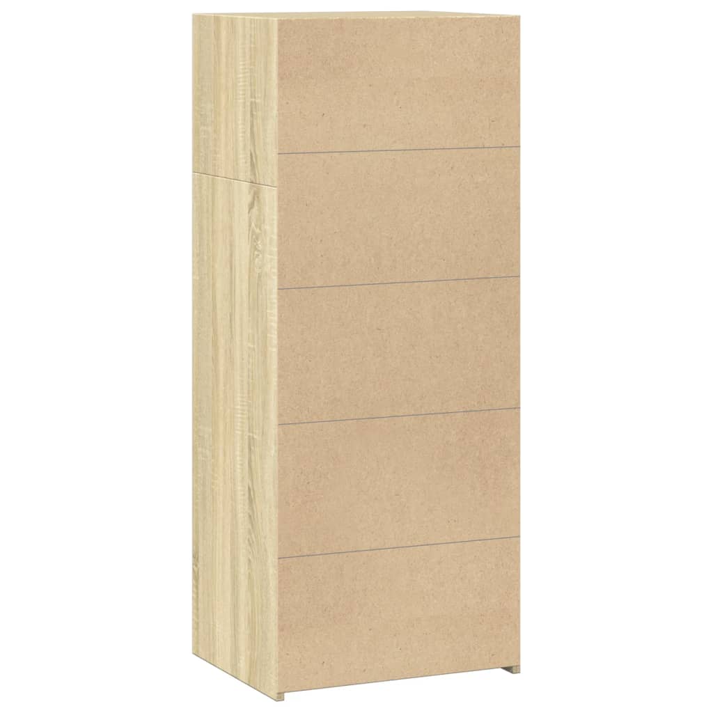 Highboard Sonoma-Eiche 50x41x124 cm Holzwerkstoff