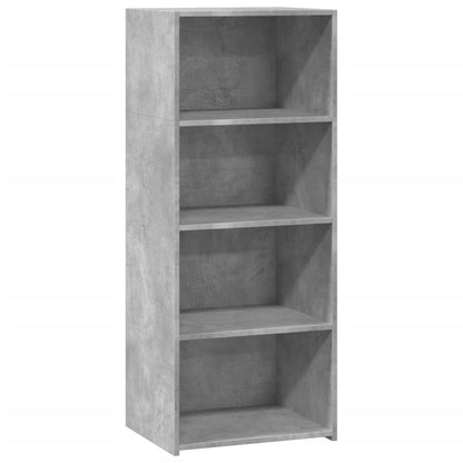 Highboard Betongrau 50x41x124 cm Holzwerkstoff