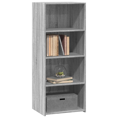 Highboard Grau Sonoma 50x41x124 cm Holzwerkstoff