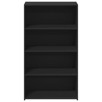 Highboard Schwarz 70x41x124 cm Holzwerkstoff