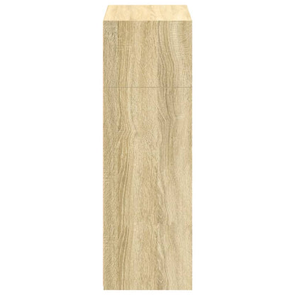 Highboard Sonoma-Eiche 70x41x124 cm Holzwerkstoff