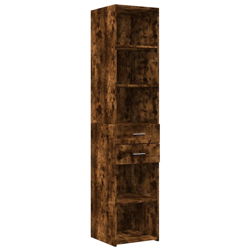 Hochschrank Schmal Räuchereiche 40x42,5x225 cm Holzwerkstoff