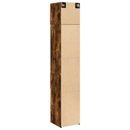 Hochschrank Schmal Räuchereiche 40x42,5x225 cm Holzwerkstoff