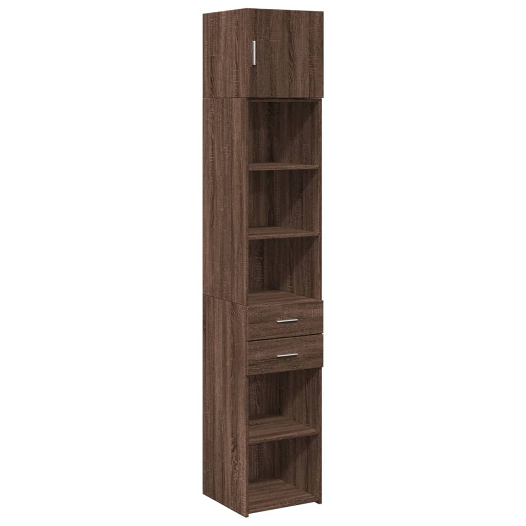 Hochschrank Schmal Eichen-Optik 40x42,5x225 cm Holzwerkstoff