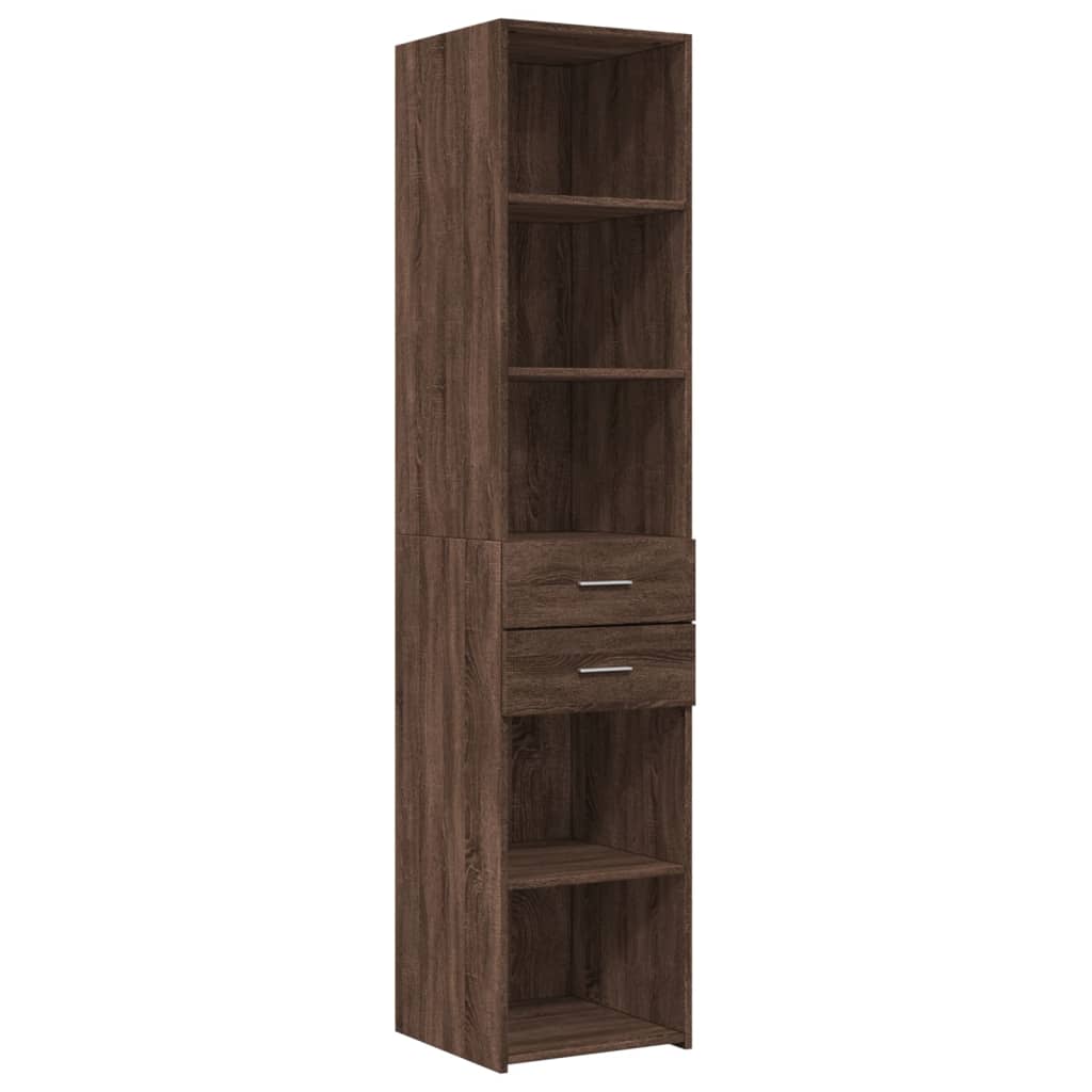 Hochschrank Schmal Eichen-Optik 40x42,5x225 cm Holzwerkstoff