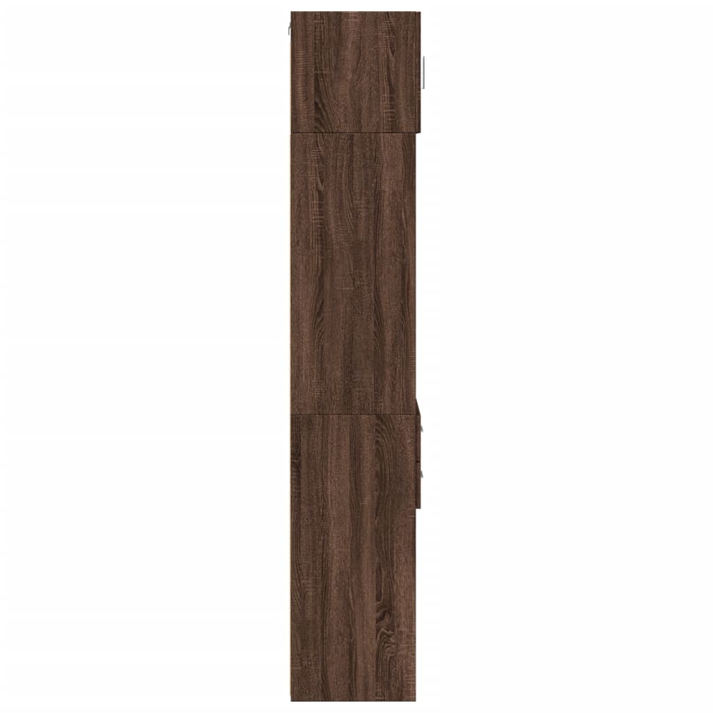 Hochschrank Schmal Eichen-Optik 40x42,5x225 cm Holzwerkstoff