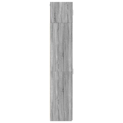 Hochschrank Schmal Grau Sonoma 40x42,5x225 cm Holzwerkstoff