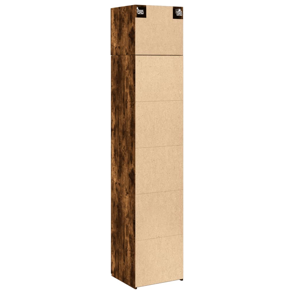 Hochschrank Schmal Räuchereiche 45x42,5x225 cm Holzwerkstoff