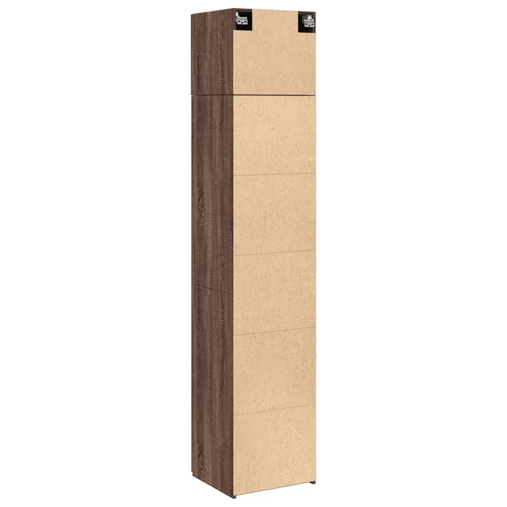 Hochschrank Schmal Eichen-Optik 45x42,5x225 cm Holzwerkstoff