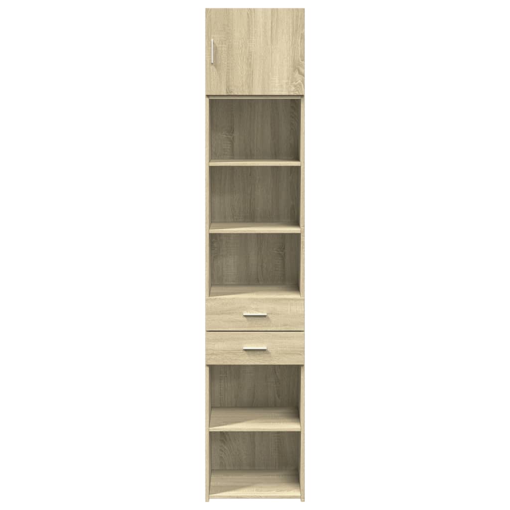 Hochschrank Schmal Sonoma-Eiche 45x42,5x225 cm Holzwerkstoff