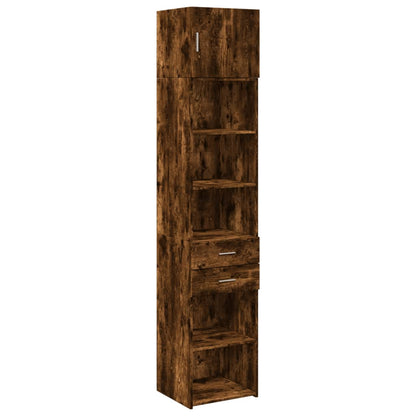 Hochschrank Schmal Räuchereiche 45x42,5x225 cm Holzwerkstoff