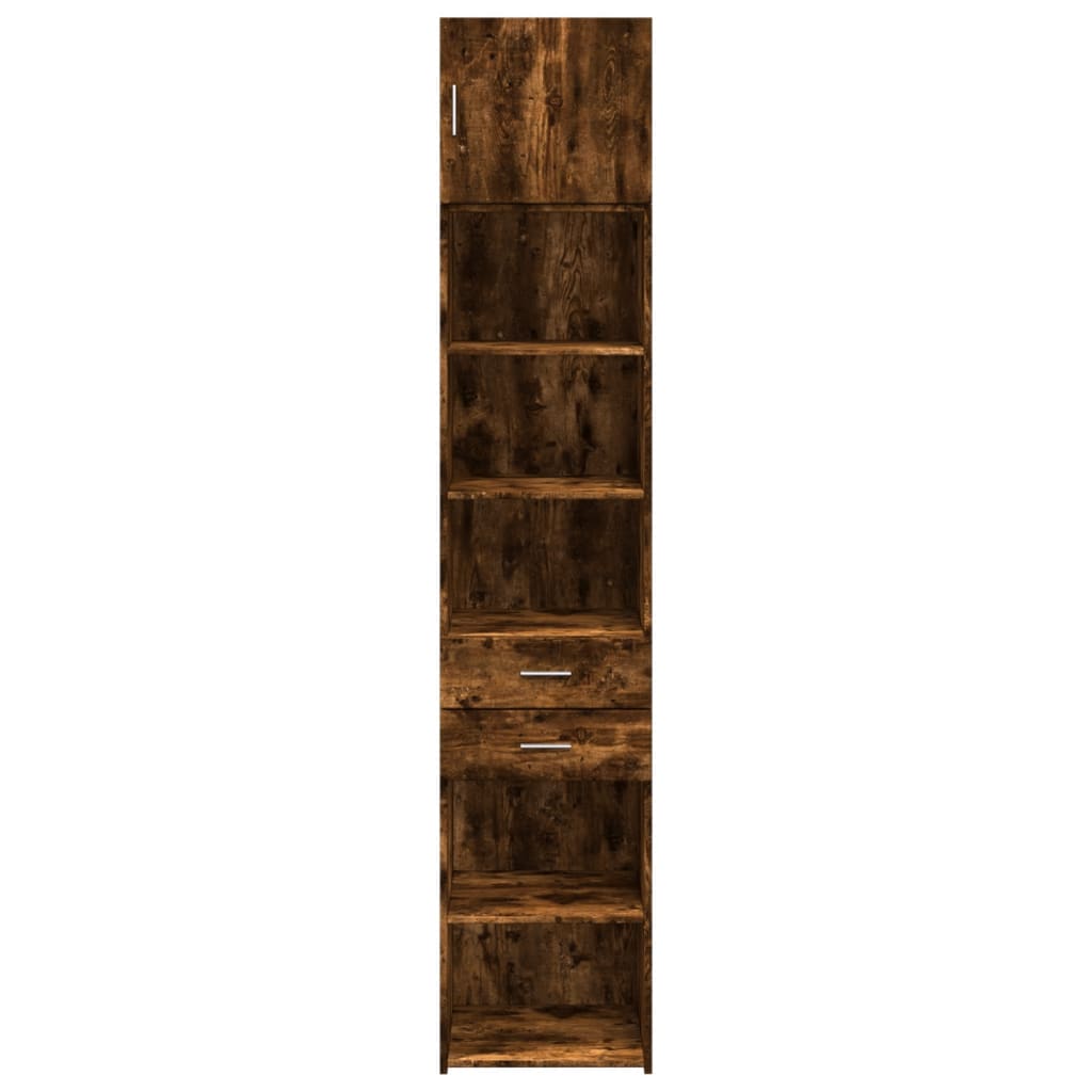 Hochschrank Schmal Räuchereiche 45x42,5x225 cm Holzwerkstoff