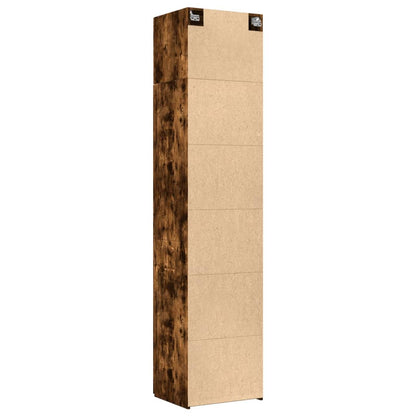 Hochschrank Schmal Räuchereiche 50x42,5x225 cm Holzwerkstoff