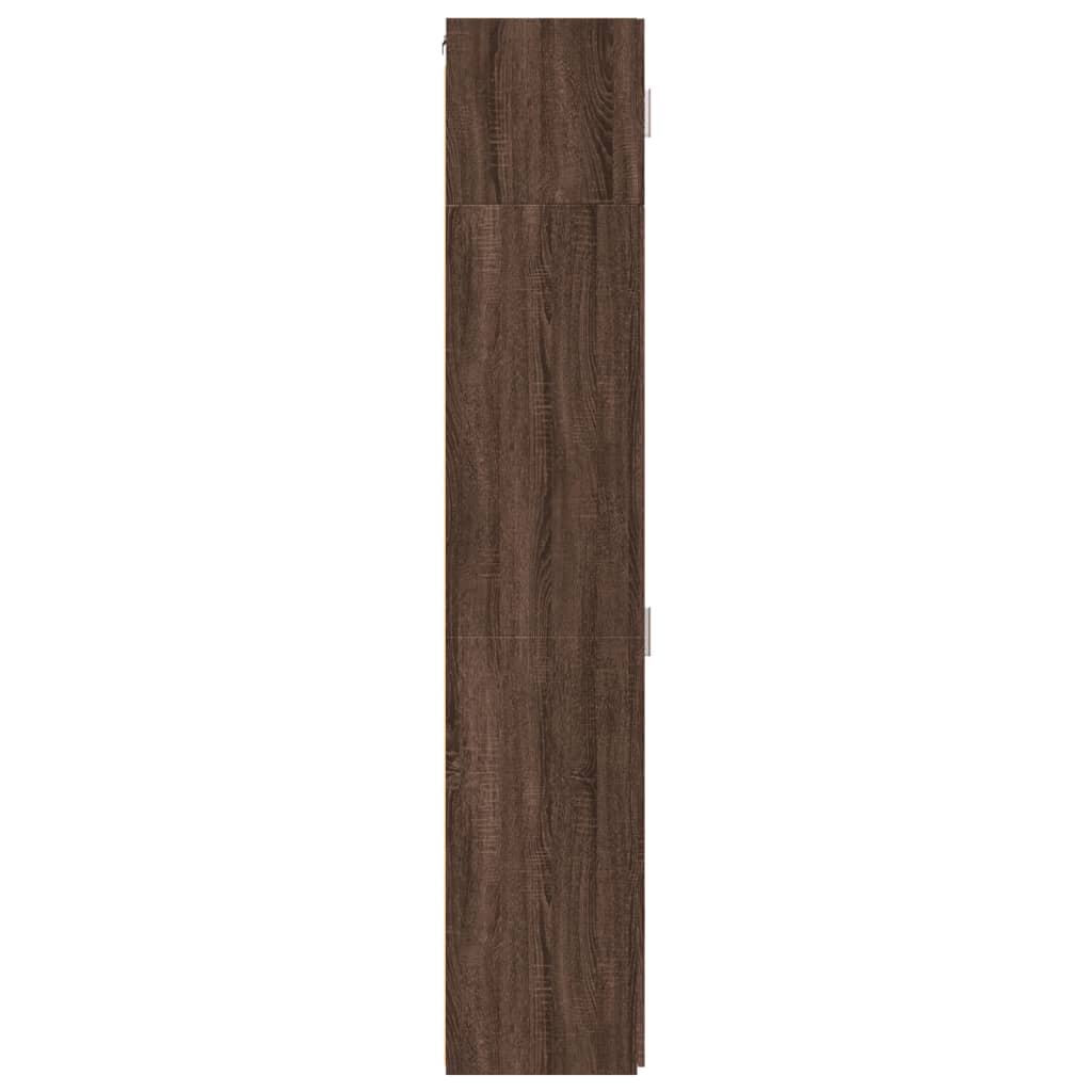 Hochschrank Schmal Eichen-Optik 50x42,5x225 cm Holzwerkstoff