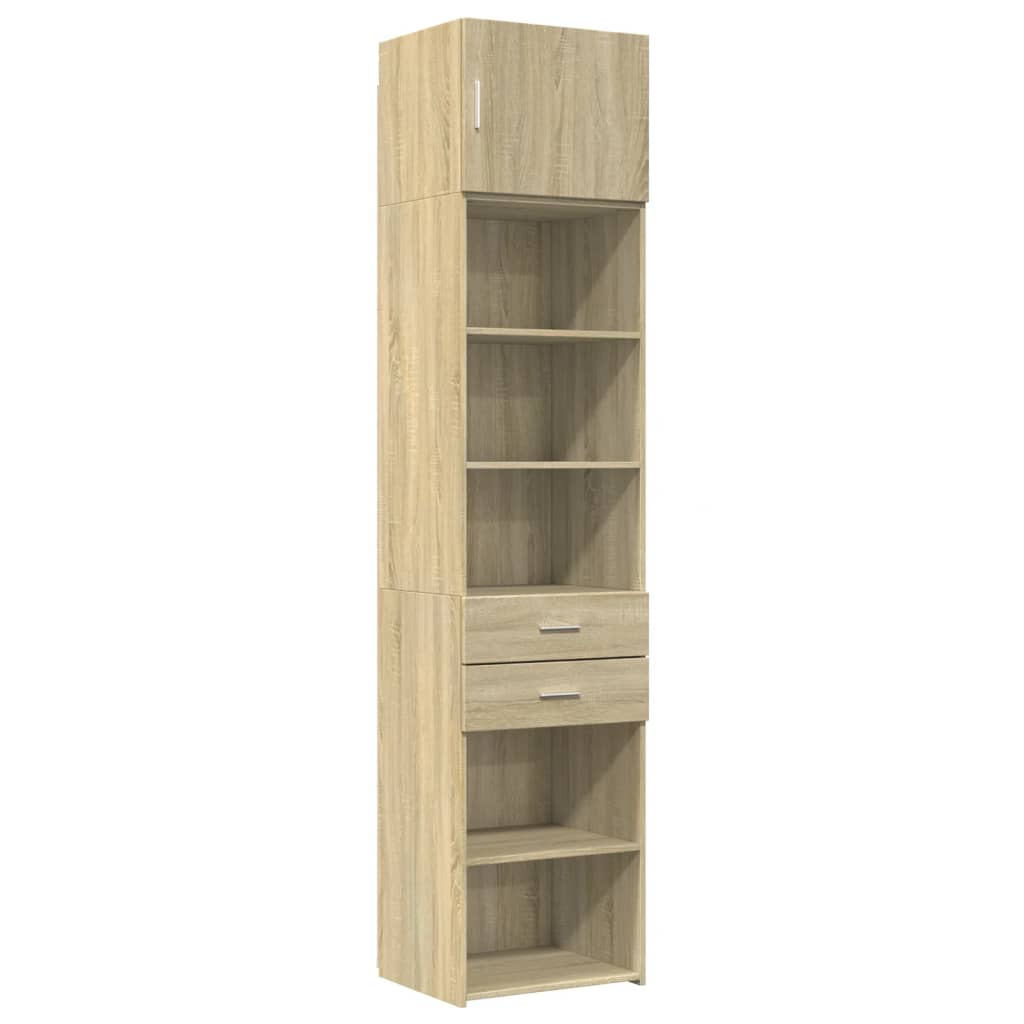 Hochschrank Schmal Sonoma-Eiche 50x42,5x225 cm Holzwerkstoff