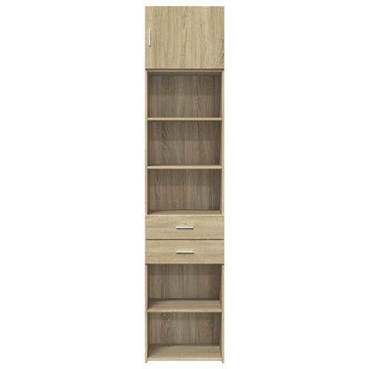 Hochschrank Schmal Sonoma-Eiche 50x42,5x225 cm Holzwerkstoff