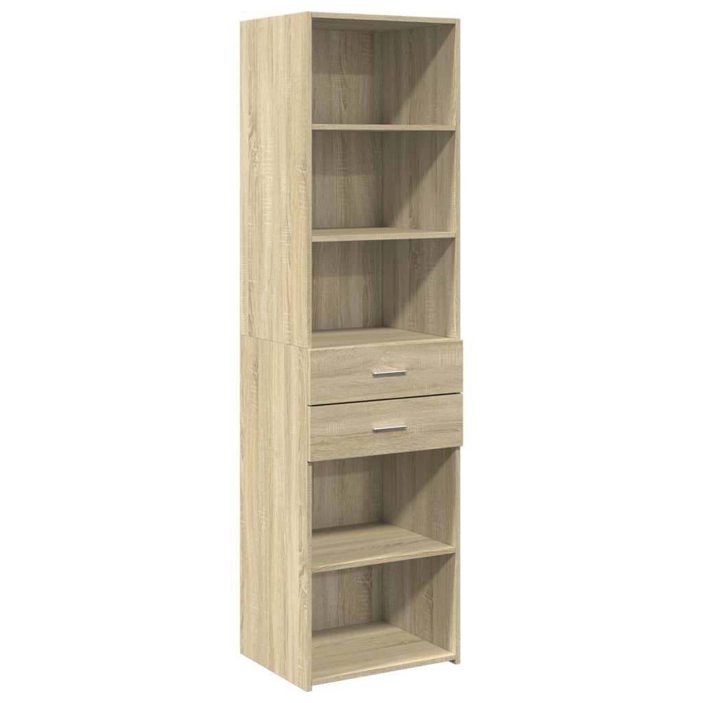 Hochschrank Schmal Sonoma-Eiche 50x42,5x225 cm Holzwerkstoff